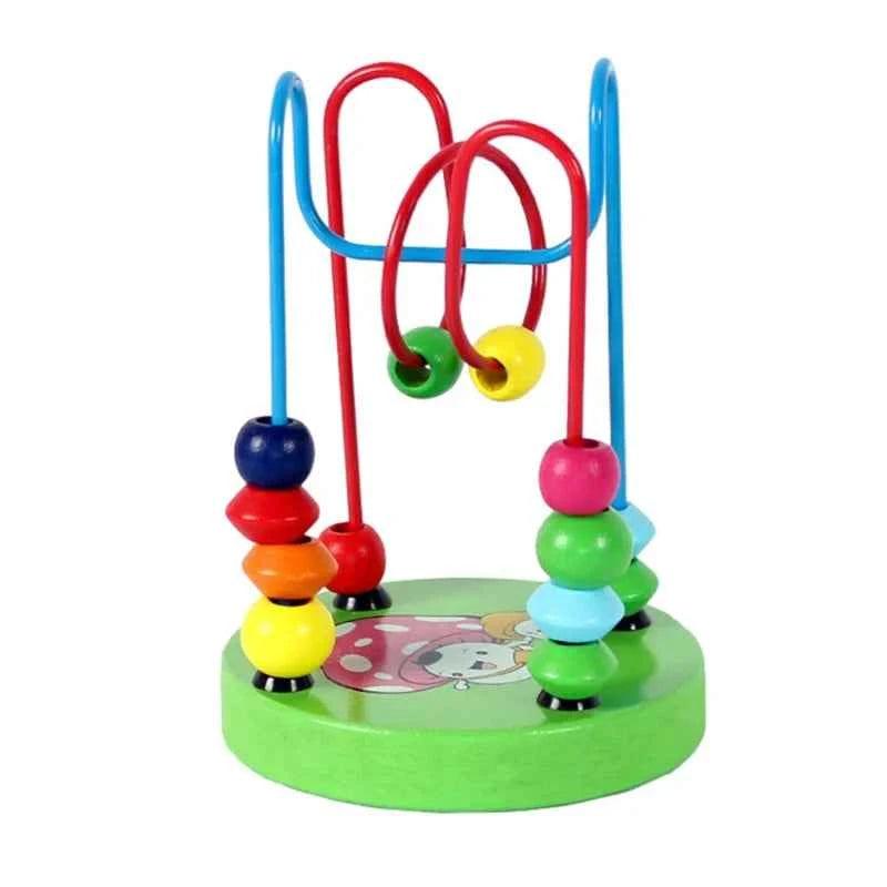 Circuit de billes en bois – Jeu de motricité et d’adresse