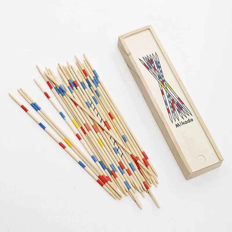 Mikado en bois – Jeu d’adresse classique