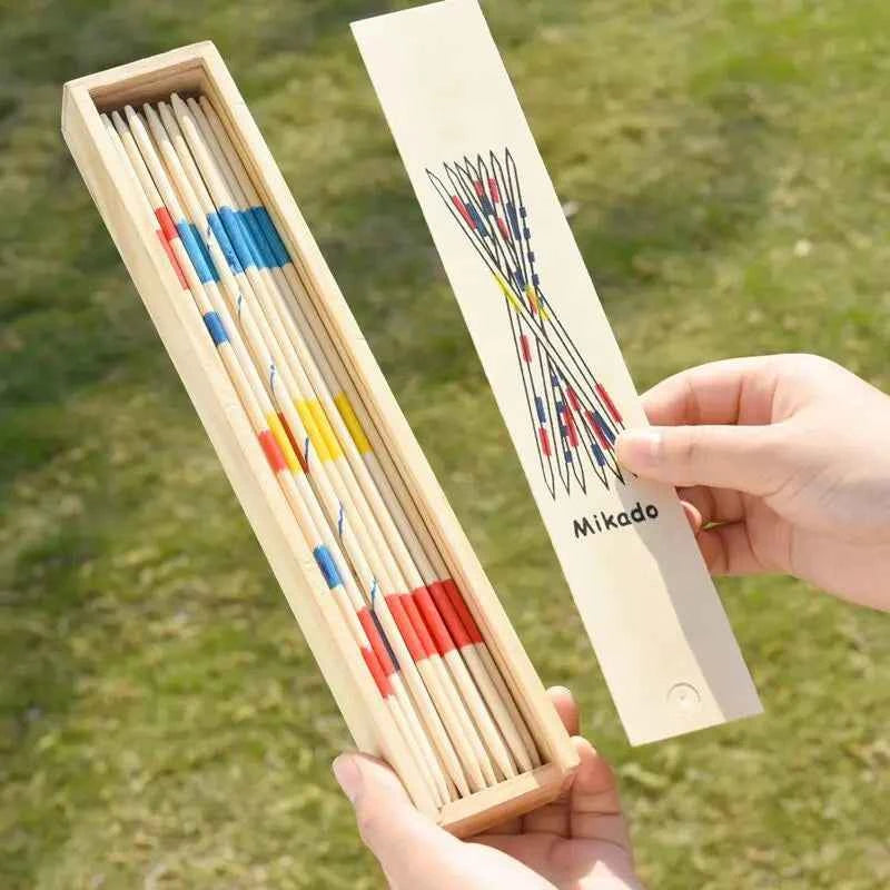 Mikado en bois – Jeu d’adresse classique