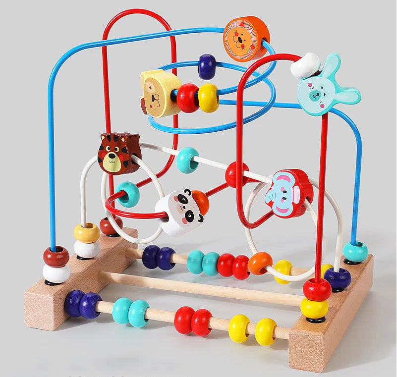 Circuit de billes en bois – Jeu de motricité et d’adresse - Le labo des Lutins