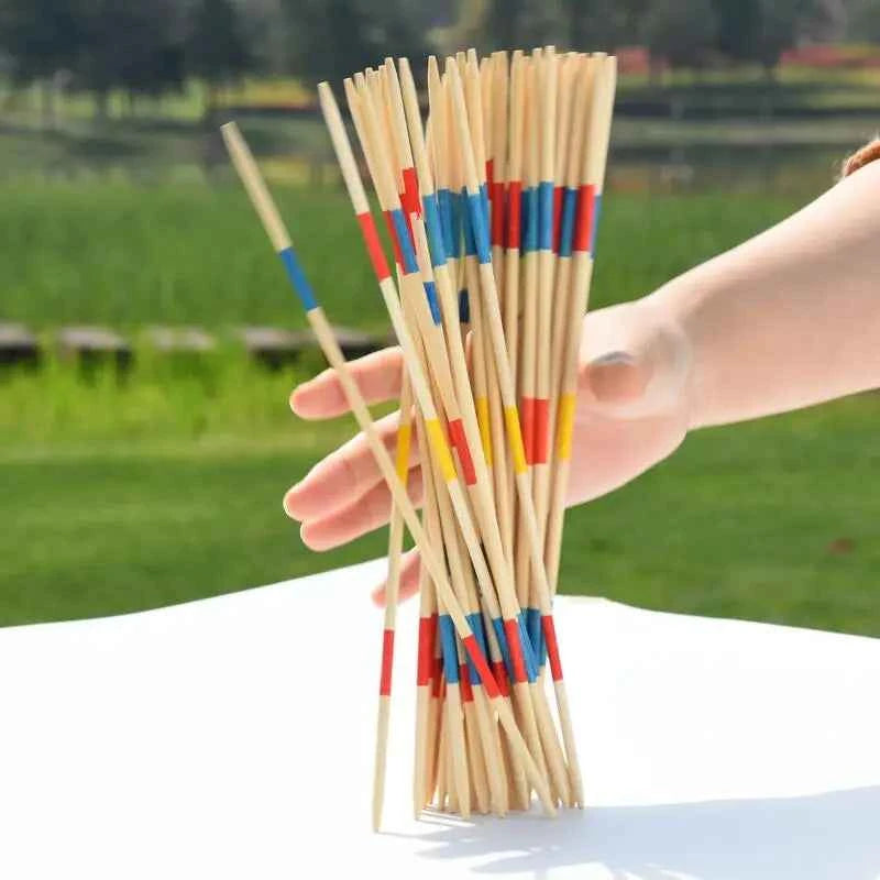 Mikado en bois – Jeu d’adresse classique