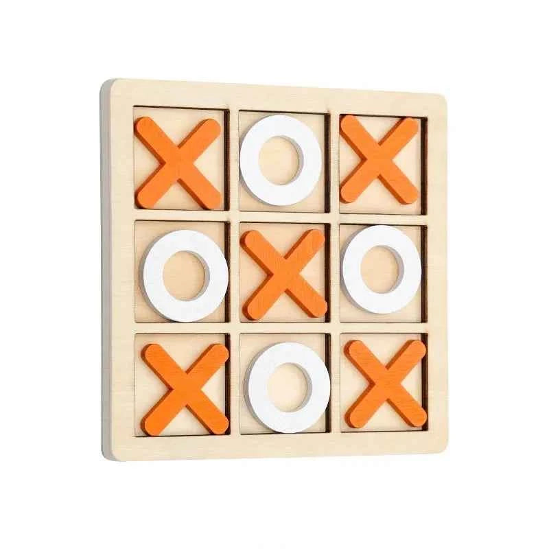 Jeu de morpion en bois – Classique familial