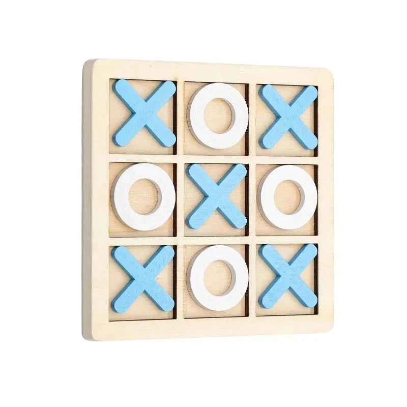 Jeu de morpion en bois – Classique familial