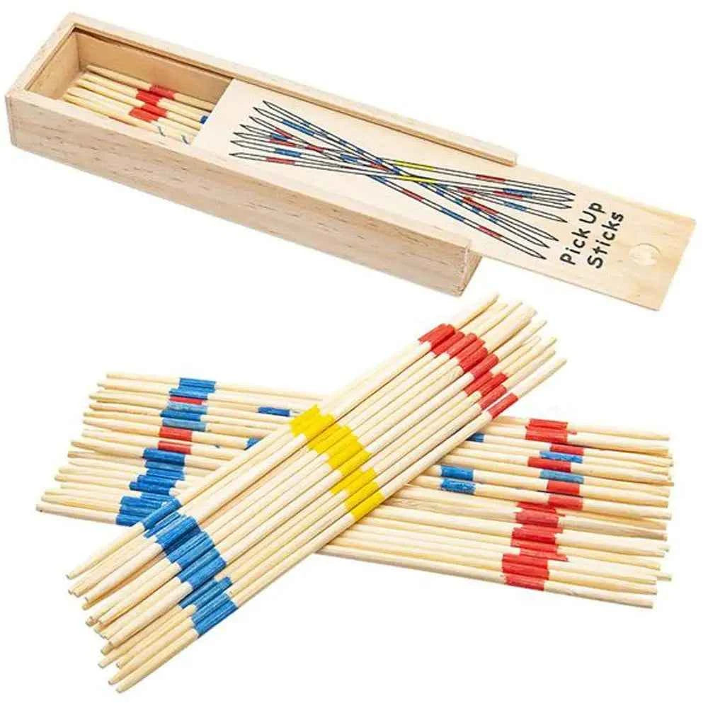 Mikado en bois – Jeu d’adresse classique