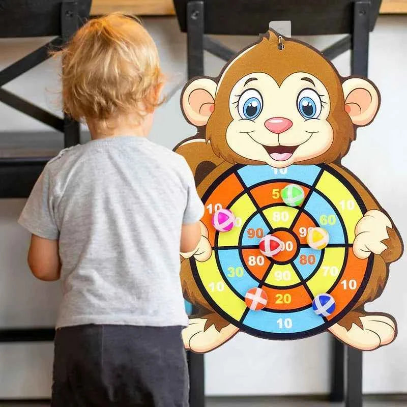 Jeu de fléchettes Velcro – Cible avec balles collantes