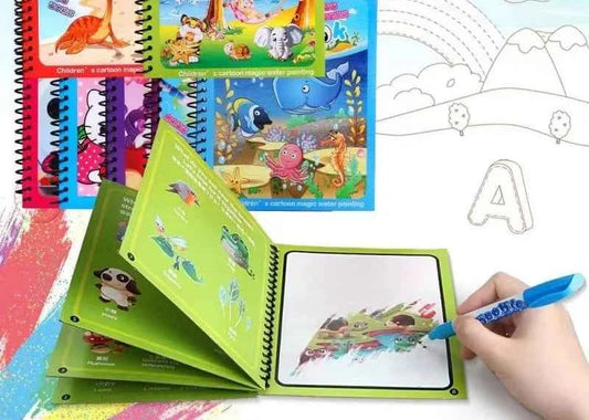 Cahier de dessin à l’eau – Peinture magique