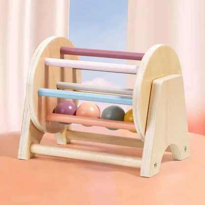 Jouet Montessori 2 en 1 – Boîte à formes et balles