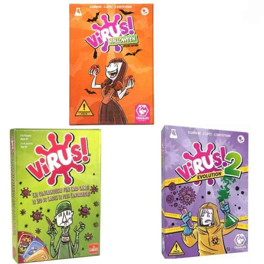 Coffret Virus! 1, 2, 3 – Le Jeu de Cartes Contagieusement Addictif