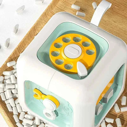 Cube d’activités Montessori 6 en 1 – Jouet sensoriel