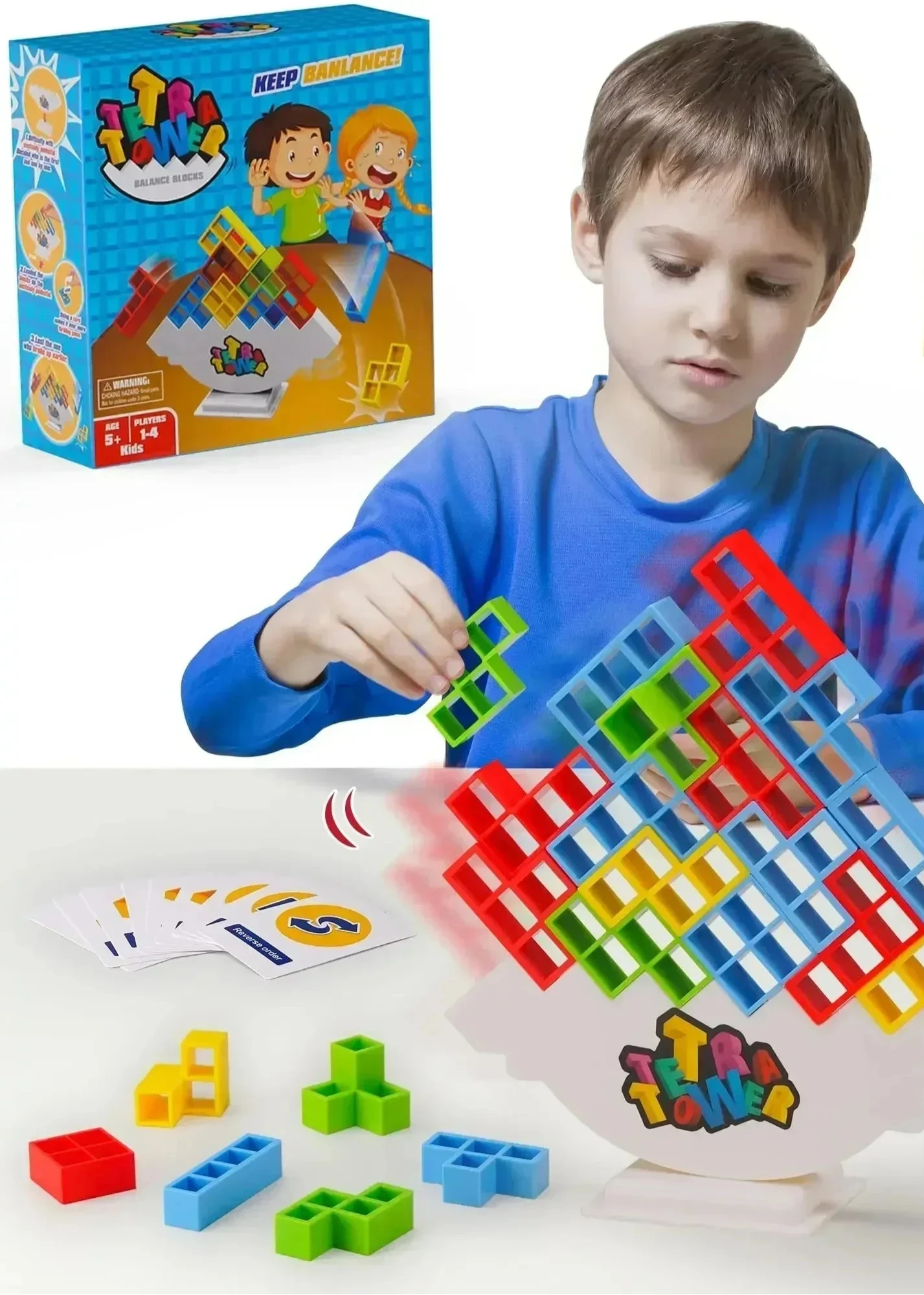 Tetra Tower : jeu d'équilibre pour les enfants !