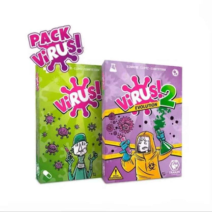 Coffret Virus! 1, 2, 3 – Le Jeu de Cartes Contagieusement Addictif