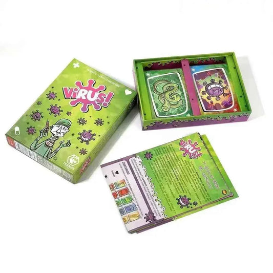 Coffret Virus! 1, 2, 3 – Le Jeu de Cartes Contagieusement Addictif
