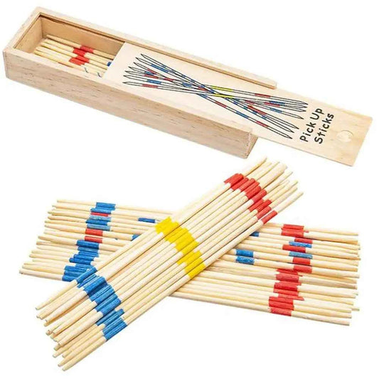Mikado en bois – Jeu d’adresse classique