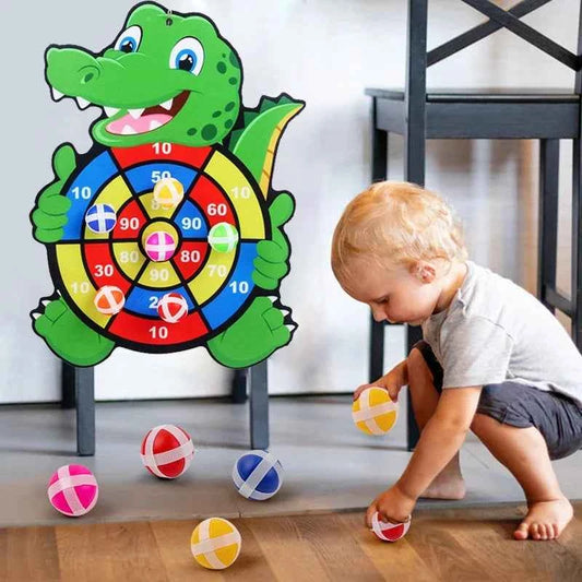 Jeu de fléchettes Velcro – Cible avec balles collantes
